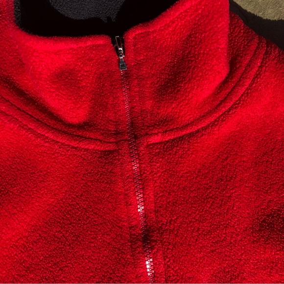 Y2K Gorpcore Red Quarter Zip Fleece - Picture 6 of 8